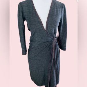 Diane Von Furstenberg Julian Wrap Limen Dress 6